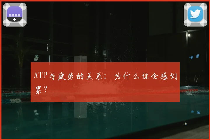 ATP与疲劳的关系:为什么你会感到累?